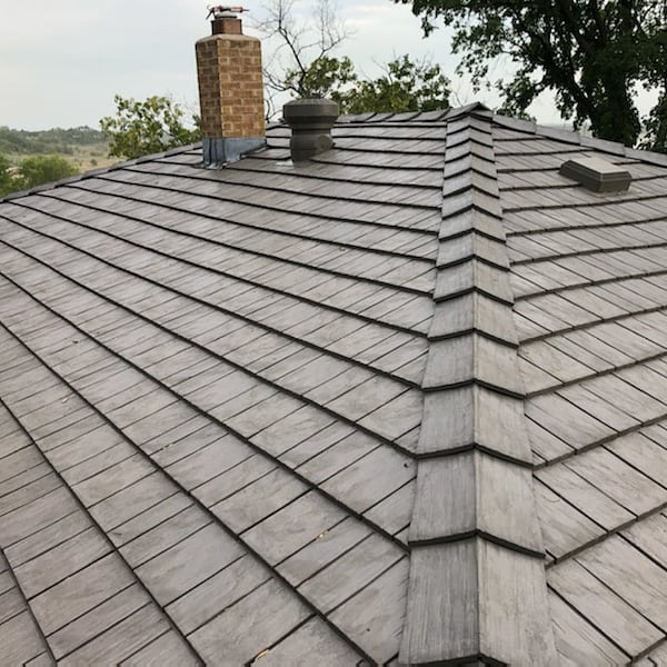 Roofing Shingles Weathered Wood